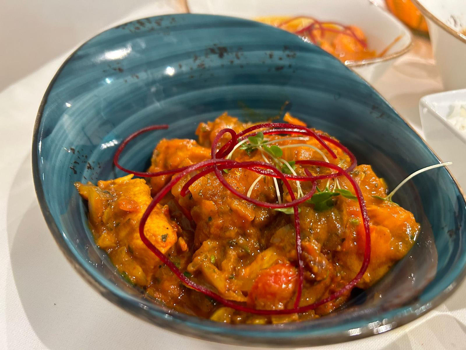 Indian cuisine with British produce at The Maharaaj