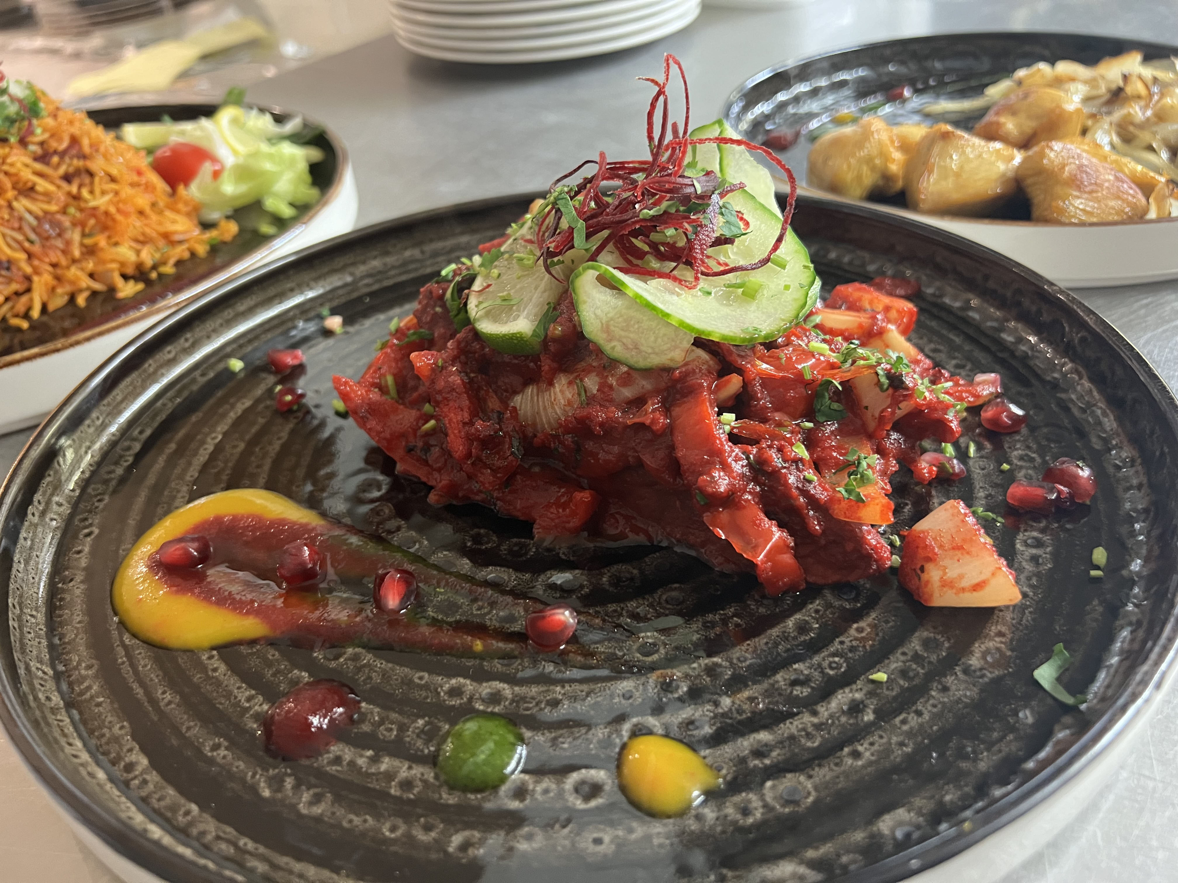 Signature Indian dish – fine dining at The Maharaaj